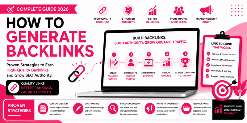 How to Generate Backlinks: Proven Strategies for Building Quality Links in 2026