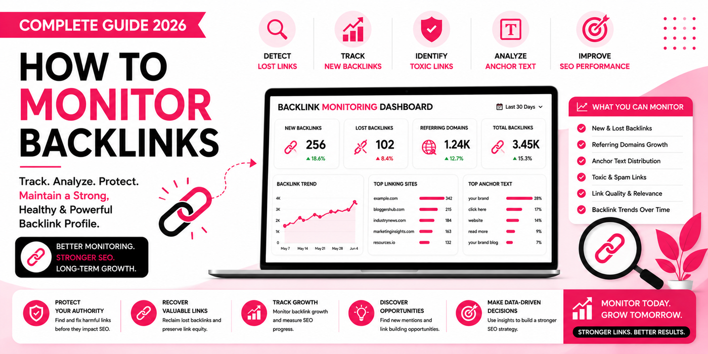 How to Monitor Backlinks: A Complete Guide to Tracking and Managing Your Backlink Profile