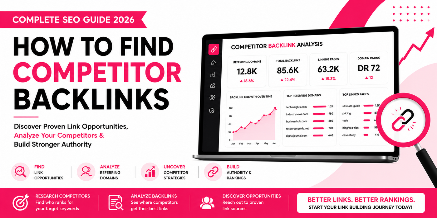How to Find Competitor Backlinks: The Complete SEO Guide for Smarter Link Building in 2026